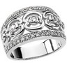 .33 CTW Platinum Diamond Ring Ref 292690