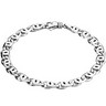 Platinum Mens Bracelet 7mm Ref 391010