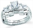 Platinum Diamond Engagement Ring .95 CTW Ref 643087