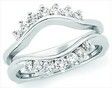 Platinum Diamond Ring Guard .5 CTW Ref 444114