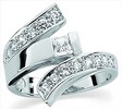 Platinum Diamond Right Hand Ring .75 CTW Ref 718424