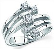 Platinum Diamond Right Hand Ring .5 CTW Ref 959960