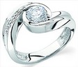 Platinum Diamond Accented Solitaire Ring 1 Carat Ref 590299