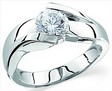 Platinum Round Bar Set Solitaire Engagement Ring 1 Carat Ref 203380