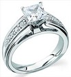 Platinum Diamond Engagement Ring 1.15 CTW Ref 367458