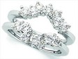 Platinum Diamond Ring Guard 10 3.0, 4 2.7, 6.40DWT10 Ref 820788