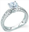 Platinum Solitaire Diamond Engagement Ring 1 Carat Ref 278476