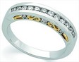 18KY and Platinum Diamond Anniversary Band .75 CTW Ref 933039