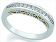 18KY and Platinum Diamond Anniversary Band .5 CTW Ref 999925