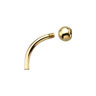 14KY Belly Ring 1.65mm Thick 4.75mm Ball Ref 719720