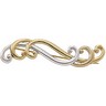 Two Tone Brooch SKU 8534