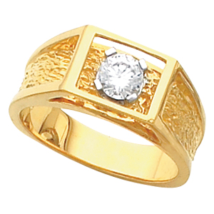 Gents Diamond Ring 25 pts