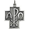 Alpha Omega Chi-Rho Cross | 24.5 x 22 mm | SKU: R16093