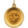 Round Baptism Pendant Medal SKU R41520
