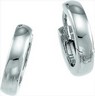 Platinum 12mm Hinged Earrings Ref 202200