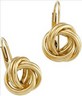 14KY Love Knot Lever Back Earrings 8mm Ref 584664