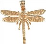 14KY 27 x 28.5mm Dragonfly Pendant Ref 217555