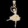 14KY 24 x 16.25mm Ballerina Pendant Ref 138913