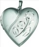 SS 21 x 20mm Heart Locket Ref 719839