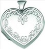 SS 21 x 21mm Heart Locket Ref 768179