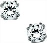 14KW 5 mm Cubic Zirconia Earrings | SKU: CZ-61100-14KW5