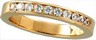 14KY 2 mm Cubic Zirconia Anniversary Band | SKU: CZ-61649