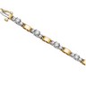 14KTT 3.5 mm Cubic Zirconia Bracelet | SKU: CZ-62139