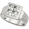 SS 4 mm Cubic Zirconia Ring, Size 7 | SKU: SS-62851