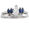 4 x 2mm Genuine Blue Sapphire Solitaire Enhancer Ref 881620