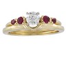 2.5mm Genuine Ruby Solitaire Enhancer Ref 448799