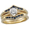 1.75mm Genuine Blue Sapphire Ring Guard Ref 695289