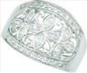 SS Cubic Zirconia Ring Ref 325072