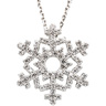 .38 CTW Diamond Snowflake Necklace Ref 199729