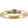 Stackable Birthstone Ring for Mother Ref 824945