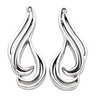 Freeform Earrings 21 x 9.75mm Ref 864741