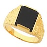 Mens Onyx Ring 12 x 10mm Ref 372917