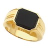 Mens Onyx Ring 12 x 10mm Ref 757883