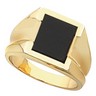 Mens Onyx Ring 12 x 10mm Ref 102905