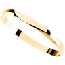 14KY 4mm Half Round Bangle Bracelet Ref 792830