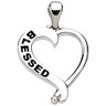 Blessed Pendant 25 x 21.25mm Ref 701207