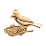 The Caring Cardinal Brooch 28.25 x 39.5mm Ref 889931