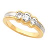 3 Stone Diamond Anniversary Ring .75 CTW Ref 176054