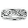 Celtic Inspired Bridal Band 7mm Wide Ref 213269