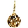 Genuine Citrine, Maderia Citrine and Smoky Quartz Charm Ref 872930