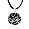 Genuine Onyx Necklace on 16.5 inch Black Silk Cord Ref 875211