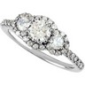 .75 CTW Engagement Ring and .25 CTW Matching Band Ref 849797