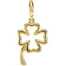 Gold Fashion Tiny Clover Charm Ref 364124