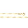 1.75mm Solid Bead Chain with Spring Ring Clasp Ref 241067