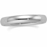 Platinum Comfort Fit Inside Round Wedding Band Finger Size 4 Ref 675847