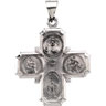 Hollow Four Way Cross Medal 25 x 24.25mm Ref 265528